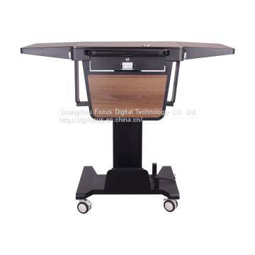 Multifunctional Podium for Classroom; Portable Stand Lectern; Slim Rostrum in Education Furniture photo-3