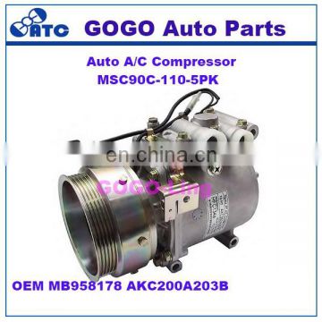 GOGO MSC90C Auto A/C Compressor for Mitsubishi Carisma OEM MB958178 AKC200A203B MR189104,MR233478,MR315268