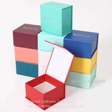 Cheap Price High Quality Small Recycled Cardboard Necklace Packaging Jewelry Ring Boxes With Custom Logo.