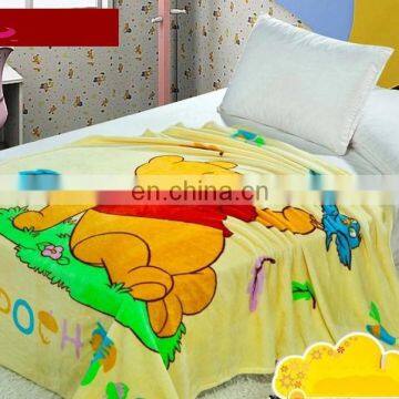 Cartoon Flat Print Lovely Stich 100% Polyester Flannel Fleece Children Frock Design Mink Thick Throw Blankets By China Supplier photo-6