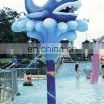 Water Park Equipment Fiberglass , Animal Shape Water Slide for Kids