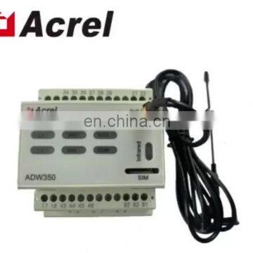 Acrel ADW350 series 5G base station 3 channels DC circuits din rail wireless power meter with 4G communication