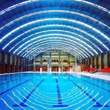 Prefabricated Steel Structure Swimming Pool Roof photo-4
