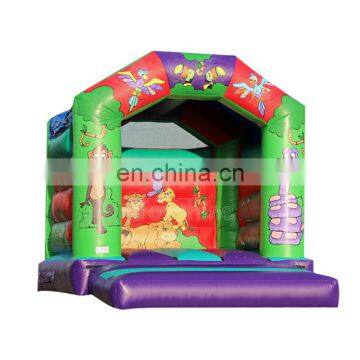 Cheap Inflatable Jungle Bounce House Kids Jump Moonwalks Bouncer For Sale