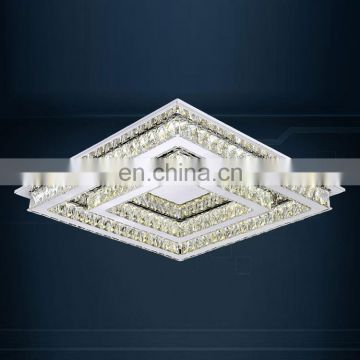 special design crystal square led spot ceiling light