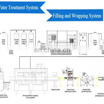 250-500ml PET Bottle mineral water production line with factory price