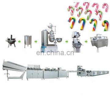 Industrial Automatic Crutch Lollipop Production Machine for Cane Candy Making