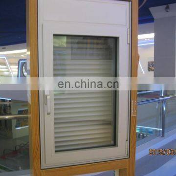ROCKY Brand Customized Aluminum Casement Window With Roller Shutter photo-2
