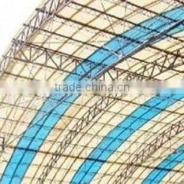 FRP plane skylight /fiberglass Stadium roof plane/ arc-shaped Sun lighting roof