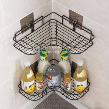 Bathroom Corner Shelf /Wall Mounted Toilet Kitchen Shelf Storage Rack photo-2