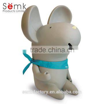 Plastic pvc material animal shaped atm money coin bank money saving box