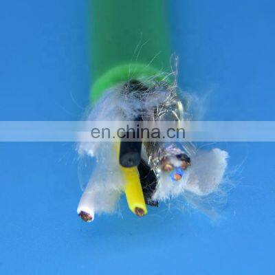 Shielded 6 core cable polyurethane cable underwater robotic cable