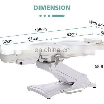 Electric Pedicure Spa Chair Podiatry Chair Aesthetic Chair Split Leg Recline and Tilt Adjustable photo-3