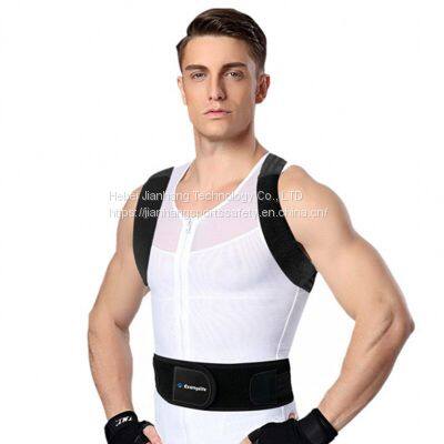 Posture Corrector With Waist Support OEM Adjustable Support Brace Added Waist Belt Upper Back Posture Corrector for Man and Women photo-3