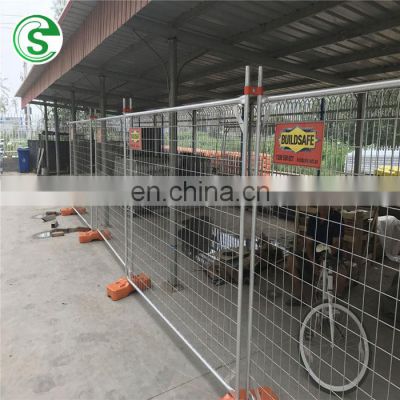 Australia market used HDG portable temporary garden road fence