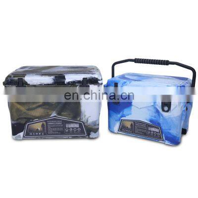 Hot Sell 20QT 35QT 45QT 60QT Different Rote Cooler box Capacity ice chest for outdoor camping fishing Hard thermal insulated