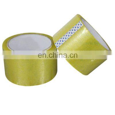 Bopp Tape Big Jumbo Roll Sealing Tape Yellow Color Packing Tape Transparent Waterproof