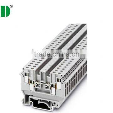 6.2mm Single Level Rail-mounted Terminal Blocks 300V 32A