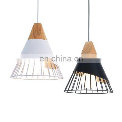 Nordic Decorative Metal Hanging Lamp Cage Shade Pendant Light