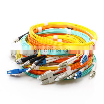 Factory Supply FTTH patchcord UPC APC fiber optical patch cord with SC/FC/LC/ST/MTRJ/MU/DIN Connector