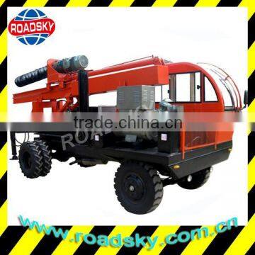 Truck Mounted Screw Drill Rig For Solar Park