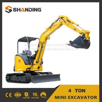 4 TON HYDRAULIC MINI EXCAVATOR FOR SALE