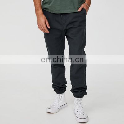 Oem Custom Jogger Pants Men Long Black Pants Elastic Black custom Fit Joggers Man Trousers