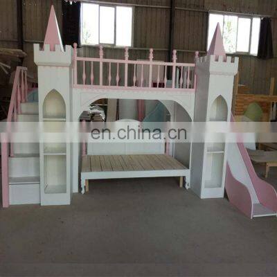 Multifunction princess castle bed