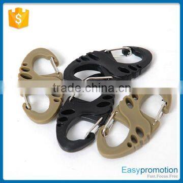 Wholesale custom plastic s hook carabiner