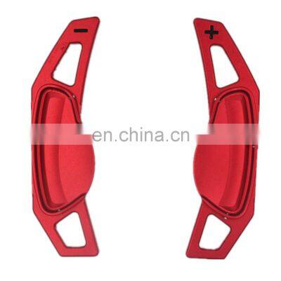 Red Aluminum Steering Wheel Paddle Shifter Extensions Covers For Mercedes-Benz smart fortwo 2009-2018