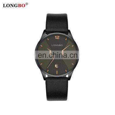 LONGBO 7315 Unisex Men Women Cheap Simple Watches Analog Quartz Leather Strap Couple Wrist Watch photo-4
