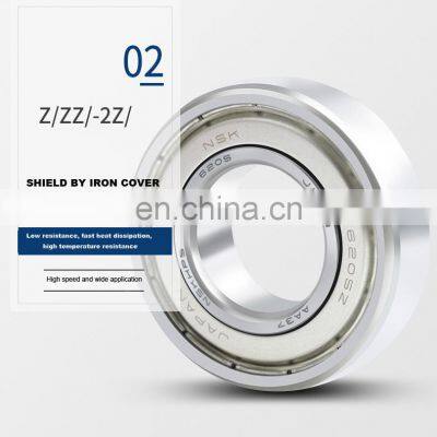 China 6203ZZ NSK deep groove ball bearing 6203Z motor bearing 6203-2Z