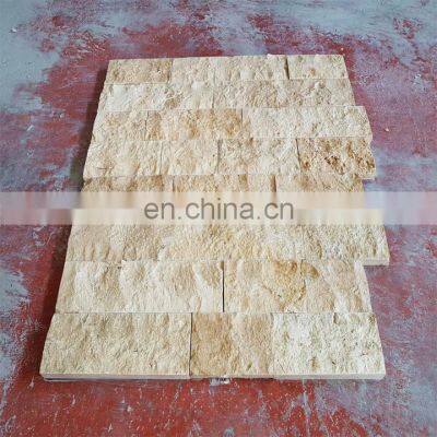 Customizable New Fashion Luxury Model Premium Quality Light Travertine Split Face Tile Made in Turkey CEM-SF-01-15 photo-2