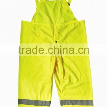 Reflective trousers with braces safety bib pants