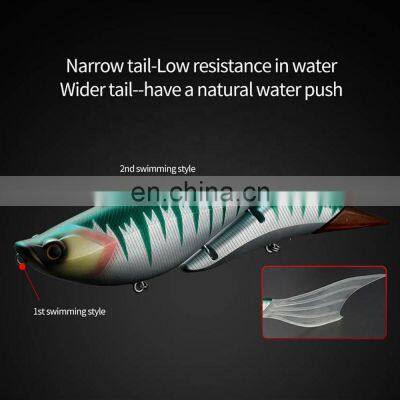 JOHNCOO 190MM 55G Environmental Floating Section Swimming Fishing Lures photo-2