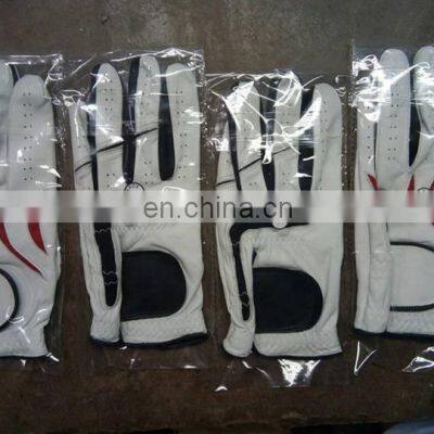 Customized Cabretta Leather Golf Gloves Anti Slip Particle Soft Sheepskin Leather Golf Glove With Multi Color photo-5