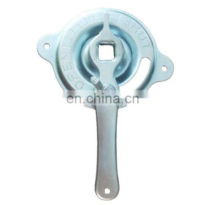 Galvanized Steel Air Duct Volume Damper regulator Handle for HVAC System