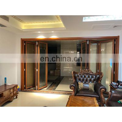 aluminium alloy high quality the latest folding door security sound insulation waterproof doors