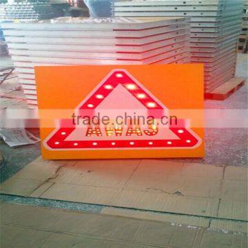 Direct Manufacture Customized Solar LED Traffic Warning Sign