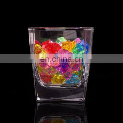 250pcs Colorful Acrylic Plastic Transparent Stone Crystal Rocks Vase Filler Artificial Color Fish Tank Home Wedding Decorations photo-3