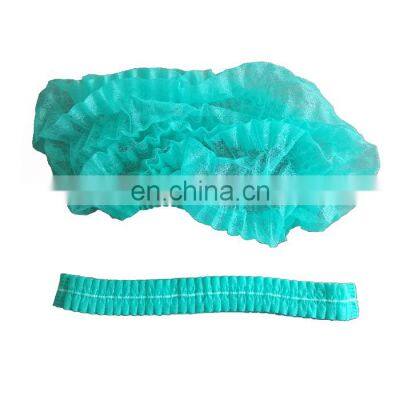 100 pieces of disposable non-woven clip cap Mob Cap hairnet headgear 21 inches about 53.3 cm