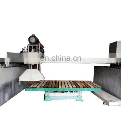 LIVTER 5axis cnc Bridge saw table stone cutting machine granite marble cutting machine stone polishing kitchen countertop