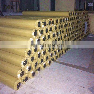 hochwertiges 100% wasserdichtes Polyestergewebe, bache pvc feuerfestes, messerbeschichtetes PVC-Tarpaulin-Material in Rollenform photo-2