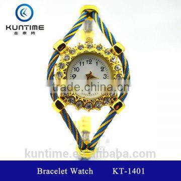 beautiful crystal watch glass face bangle watches for girls sports wrist bracelet watch