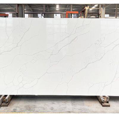 Code：1205，Calacatta artificial stone quartz slab kitchen countertops