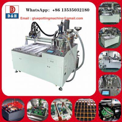 AB Glue Dispenser Manual Pressure Barrel 2 Component Mixing Glue Machine Semi Automatic Glue Filling Dispensing Machine photo-3