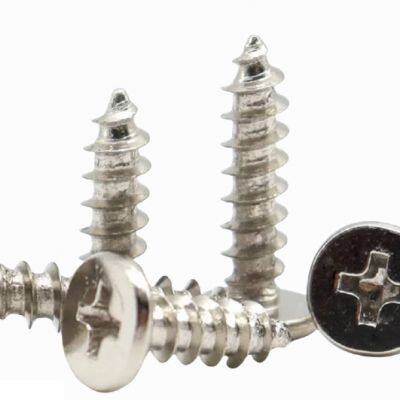 China supplier fasteners galvanized truss wafer head self tapping screw for cardboard wood