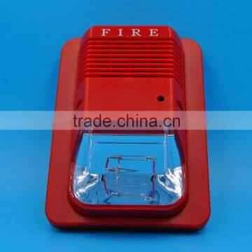 Fire Alarm Horn 110dB Siren With Strobe Light