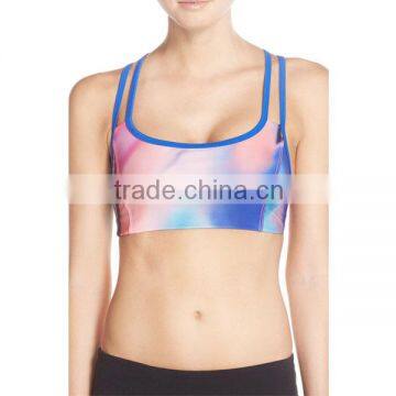 Newest high quality women sexy sports bra fitness yoga bra