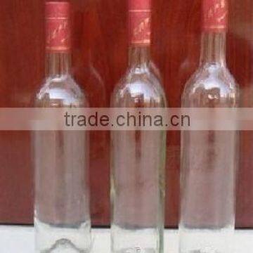 500ml cylinder wine bottle with sleeve